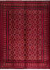 Khan Mohammadi Red Hand Knotted 103 X 139  Area Rug 700-147458 Thumb 0