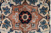 Kashan Beige Hand Knotted 100 X 133 Area Rug 254-147460 Thumb 4