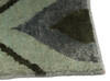 Modern-Contemporary Green Hand Knotted 99 X 140 Area Rug 254-147462 Thumb 4