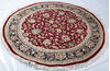 Pak-Persian Red Round Hand Knotted 50 X 50  Area Rug 700-147467 Thumb 2