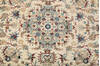 Pak-Persian Beige Round Hand Knotted 51 X 51  Area Rug 700-147468 Thumb 3