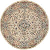 Pak-Persian Beige Round Hand Knotted 51 X 51  Area Rug 700-147468 Thumb 0