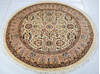 Pak-Persian Beige Round Hand Knotted 50 X 50  Area Rug 700-147469 Thumb 1