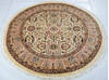 Pak-Persian Beige Round Hand Knotted 50 X 50 Area Rug 700-147469 Thumb 1