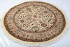 Pak-Persian Beige Round Hand Knotted 50 X 50  Area Rug 700-147469 Thumb 2