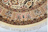 Pak-Persian Beige Round Hand Knotted 50 X 50  Area Rug 700-147469 Thumb 3