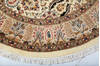 Pak-Persian Beige Round Hand Knotted 50 X 50 Area Rug 700-147469 Thumb 3