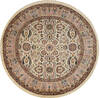 Pak-Persian Beige Round Hand Knotted 50 X 50  Area Rug 700-147469 Thumb 0