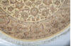 Pak-Persian Beige Round Hand Knotted 51 X 51  Area Rug 700-147471 Thumb 3