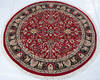 Pak-Persian Red Round Hand Knotted 50 X 50  Area Rug 700-147472 Thumb 1