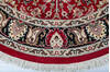 Pak-Persian Red Round Hand Knotted 50 X 50  Area Rug 700-147472 Thumb 3