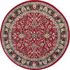 Pak-Persian Red Round Hand Knotted 50 X 50  Area Rug 700-147472 Thumb 0