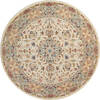Pak-Persian Beige Round Hand Knotted 50 X 50  Area Rug 700-147474 Thumb 0