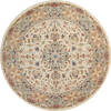 Pak-Persian Beige Round Hand Knotted 50 X 50 Area Rug 700-147474 Thumb 0