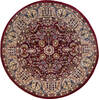 Pak-Persian Red Round Hand Knotted 40 X 40  Area Rug 700-147476 Thumb 0