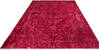Overdyed Red Hand Knotted 97 X 126  Area Rug 700-147478 Thumb 1