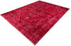 Overdyed Red Hand Knotted 97 X 126  Area Rug 700-147478 Thumb 2