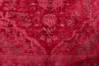 Overdyed Red Hand Knotted 97 X 126 Area Rug 700-147478 Thumb 3