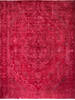 Overdyed Red Hand Knotted 97 X 126  Area Rug 700-147478 Thumb 0