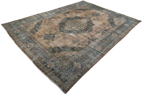 Overdyed Beige Hand Knotted 93 X 127 Area Rug 700-147479 Image 2