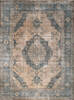 Overdyed Beige Hand Knotted 93 X 127 Area Rug 700-147479 Thumb 0