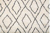 Moroccan White Hand Knotted 67 X 95  Area Rug 700-147481 Thumb 3