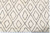 Moroccan White Hand Knotted 67 X 95  Area Rug 700-147481 Thumb 4