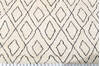 Moroccan White Hand Knotted 67 X 95  Area Rug 700-147481 Thumb 4