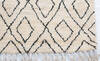 Moroccan White Hand Knotted 67 X 95  Area Rug 700-147481 Thumb 5