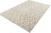 Moroccan White Hand Knotted 58 X 80  Area Rug 700-147482 Thumb 2