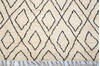 Moroccan White Hand Knotted 58 X 80  Area Rug 700-147482 Thumb 3