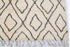 Moroccan White Hand Knotted 58 X 80  Area Rug 700-147482 Thumb 5