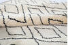 Moroccan White Hand Knotted 58 X 80  Area Rug 700-147482 Thumb 6