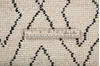 Moroccan White Hand Knotted 58 X 80  Area Rug 700-147482 Thumb 7