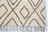 Moroccan White Hand Knotted 58 X 80 Area Rug 700-147483 Thumb 5
