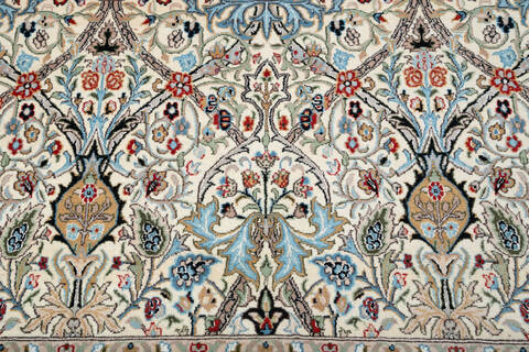 Pak-Persian Beige Hand Knotted 91 X 124 Area Rug 700-147484 Image 3