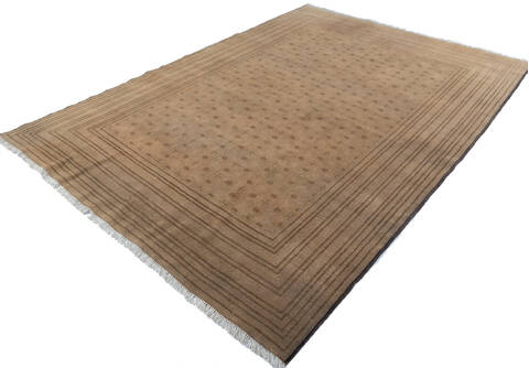 Overdyed Brown Hand Knotted 66 X 96 Area Rug 700-147485 Image 2