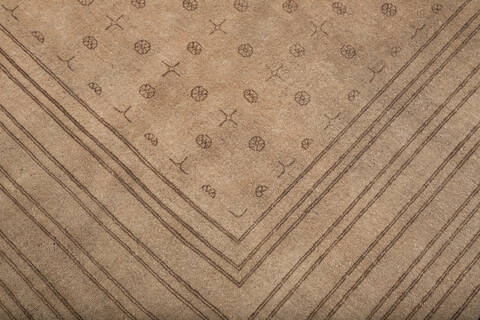 Overdyed Brown Hand Knotted 66 X 96 Area Rug 700-147485 Image 4
