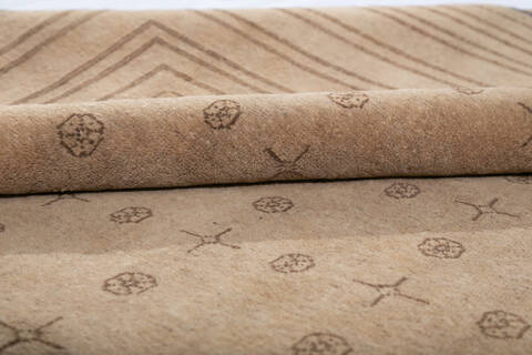 Overdyed Brown Hand Knotted 66 X 96 Area Rug 700-147485 Image 7