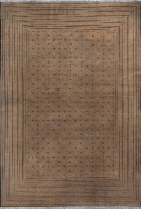 Overdyed Brown Hand Knotted 66 X 96 Area Rug 700-147485 Image 0