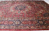Mashad Red Hand Knotted 99 X 122  Area Rug 254-147486 Thumb 2