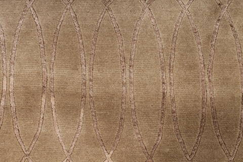 Modern-Contemporary Brown Hand Knotted 910 X 1210 Area Rug 254-147487 Image 5