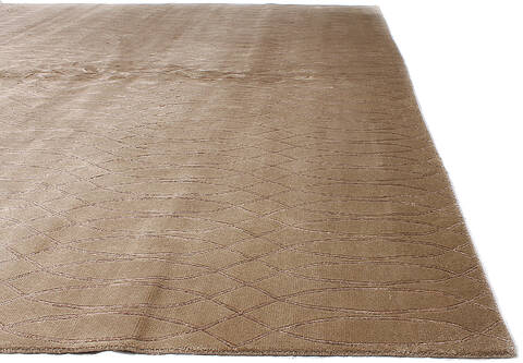 Modern-Contemporary Brown Hand Knotted 910 X 1210 Area Rug 254-147487 Image 7