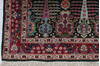 Tabriz Green Runner Hand Knotted 30 X 152 Area Rug 254-147489 Thumb 4