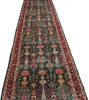Tabriz Green Runner Hand Knotted 30 X 152  Area Rug 254-147489 Thumb 5