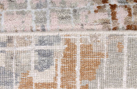 Modern-Contemporary Grey Hand Knotted 45 X 63 Area Rug 254-147494 Image 1