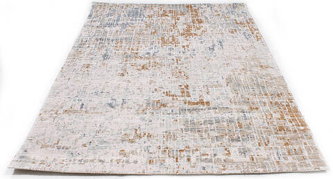Modern-Contemporary Grey Hand Knotted 45 X 63 Area Rug 254-147494 Image 3