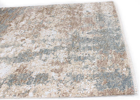 Modern-Contemporary Grey Hand Knotted 41 X 63 Area Rug 254-147496 Image 2