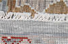 Agra Grey Hand Knotted 100 X 140 Area Rug 254-147497 Thumb 1