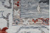 Agra Grey Hand Knotted 100 X 140 Area Rug 254-147497 Thumb 5